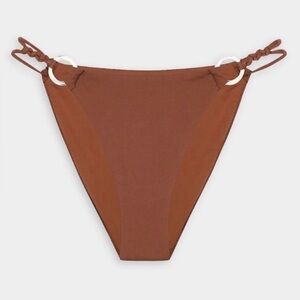 Jonathan Simkhai Swim Bikini Bottoms Coffee